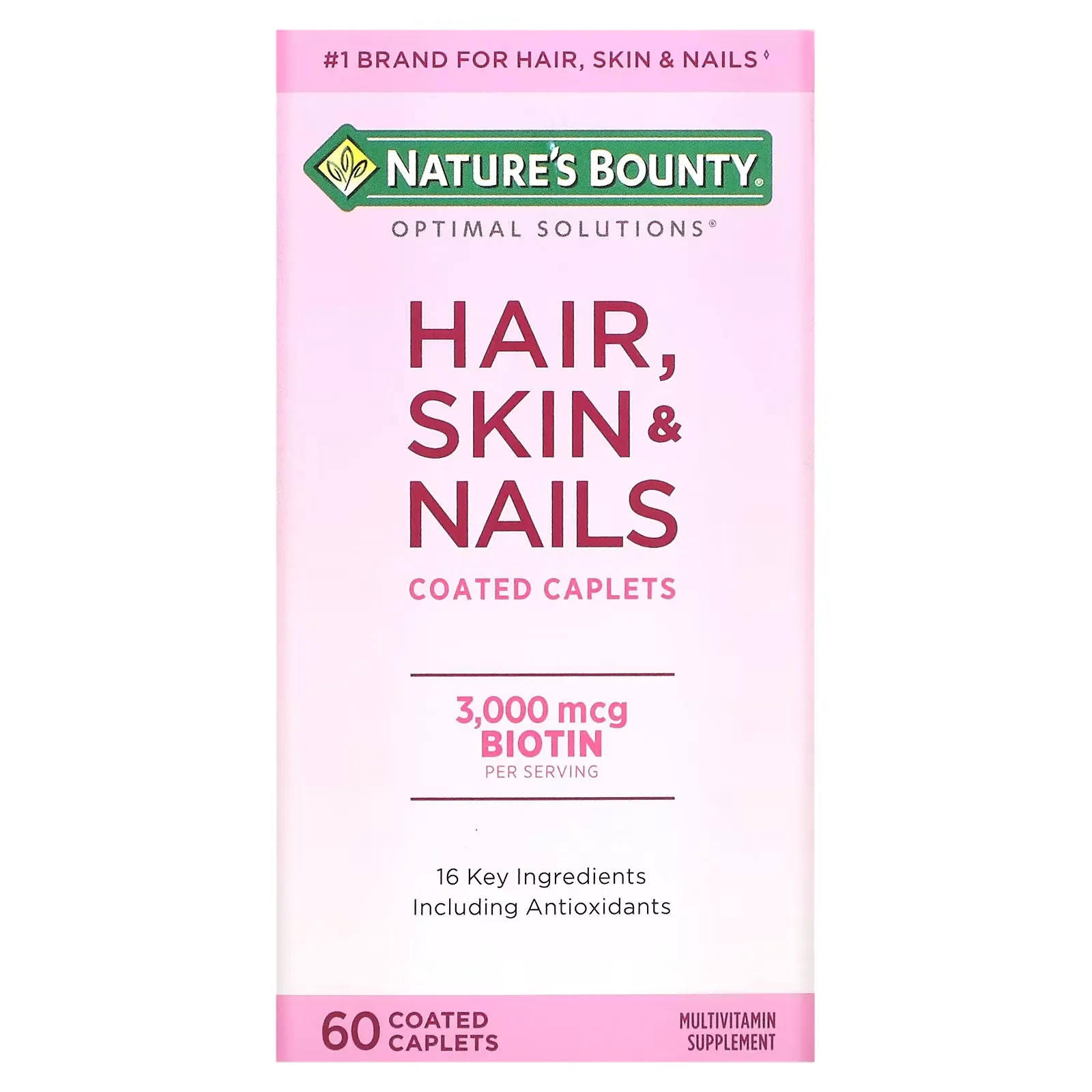 Hair, Skin & Nails, 60 Coated Caplets