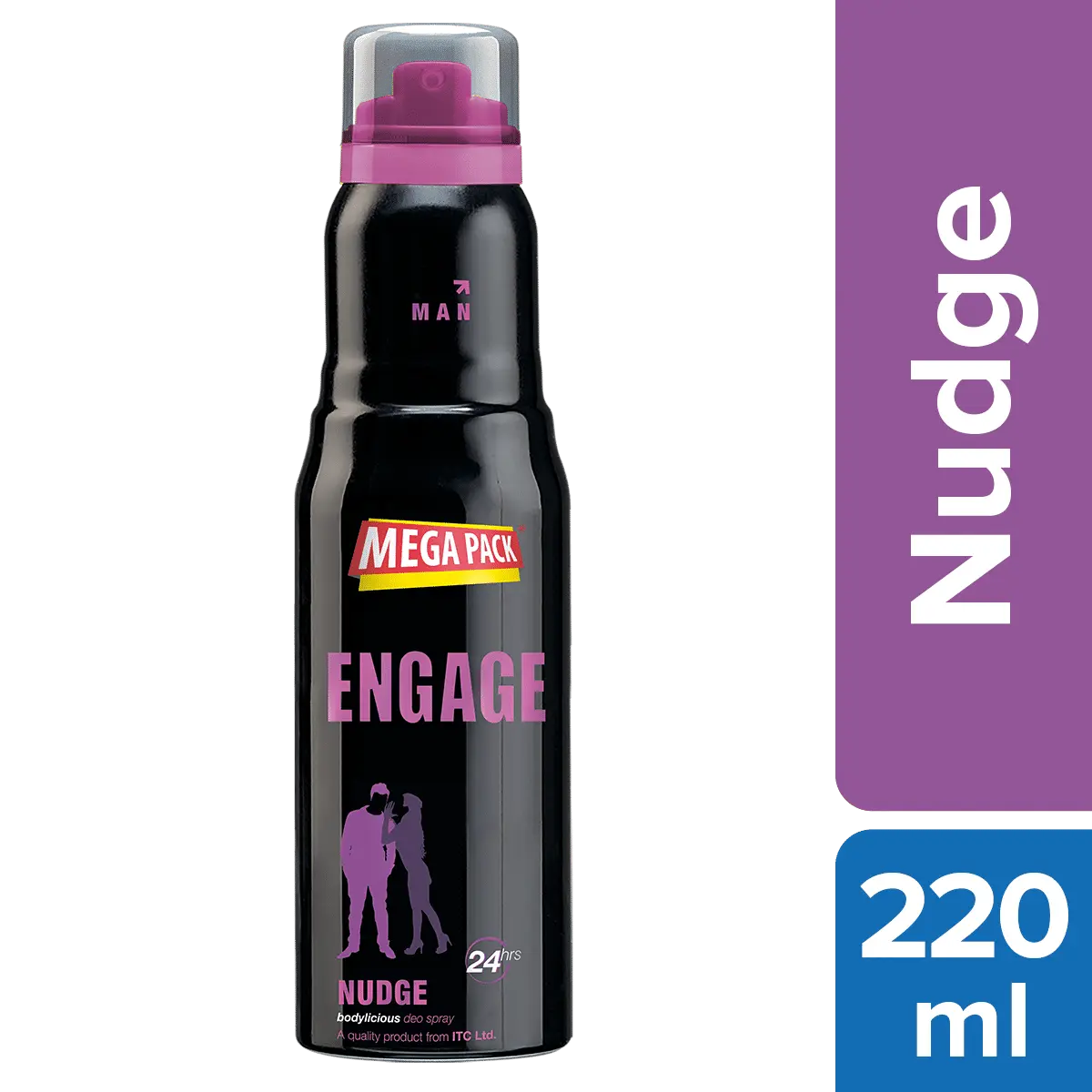 Engage Nudge Deodorant for Men, 220ml