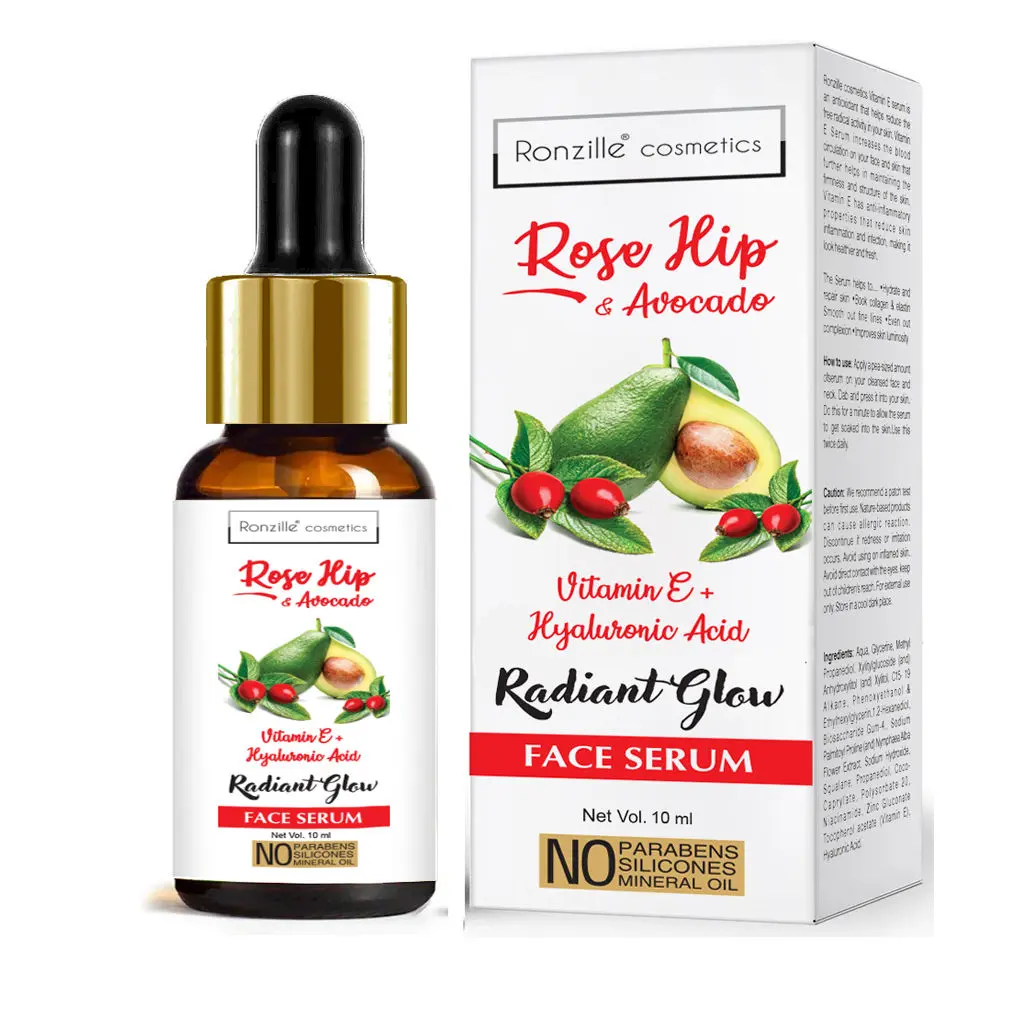 Ronzille Rosehip & Avocado Age Defining Face Serum Fast Absorption -10 Ml