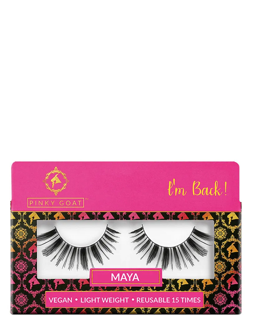 Pinky Goat Lengthening Vegan Lashes - Maya