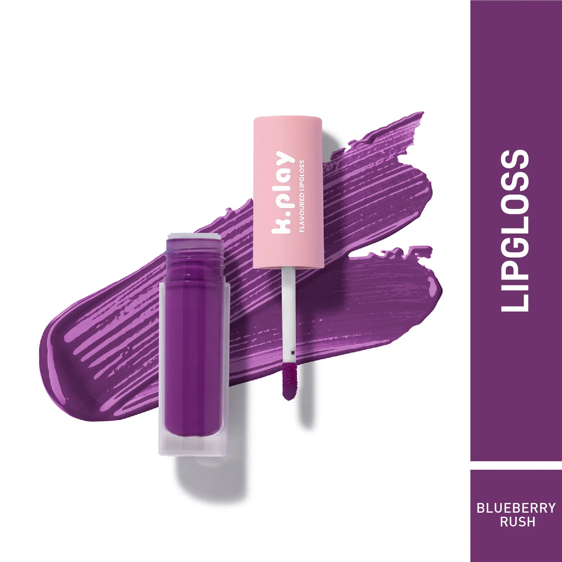 MyGlamm K.Play Flavoured Lipgloss-Blueberry Rush