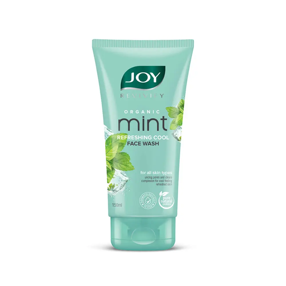 Joy Revivify Organic Refreshing Cool Mint Face Wash (150 ml)