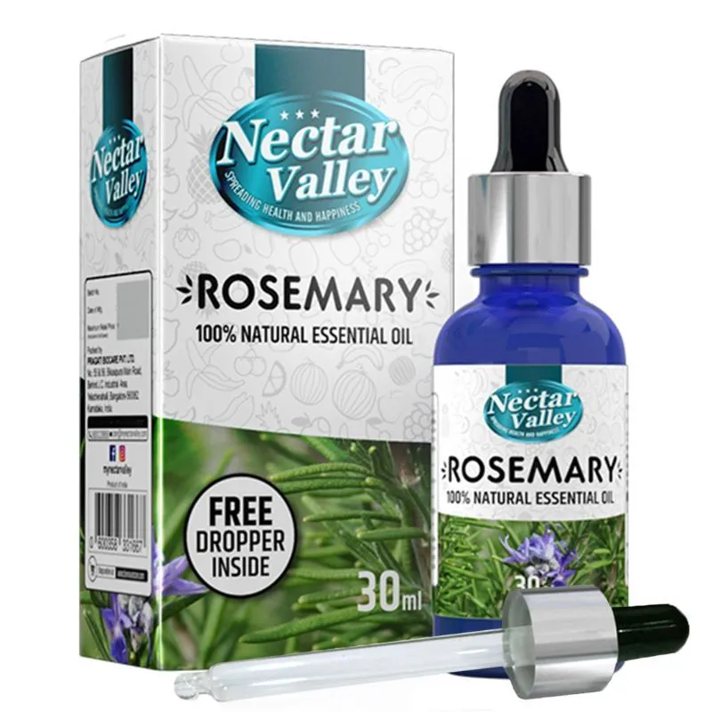 Nectar Valley Rosemary Essential Oil, Pure Rosemary Oil For Aromatheraphy / Scent / Diffuser