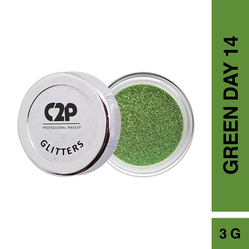 C2P Pro HD Loose Glitters - Green Day 14