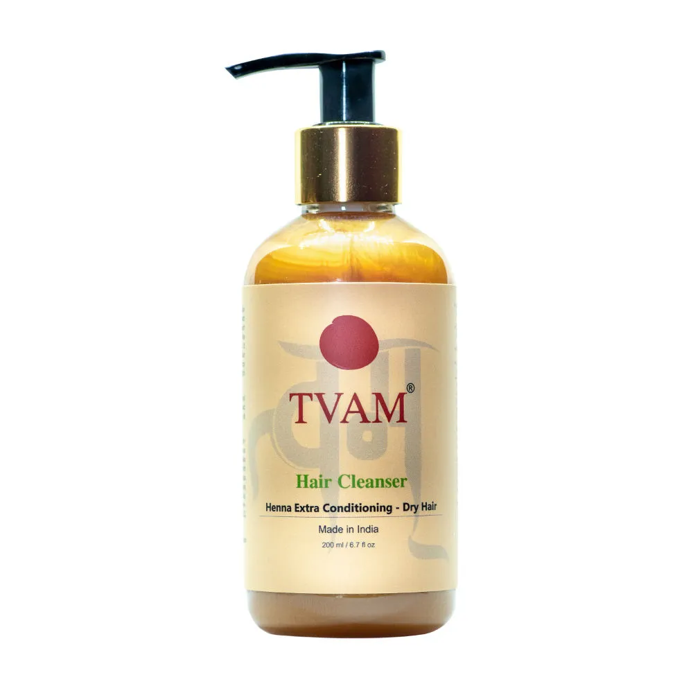 TVAM Henna Extra Conditioning Hair Cleanser for Dry Hair