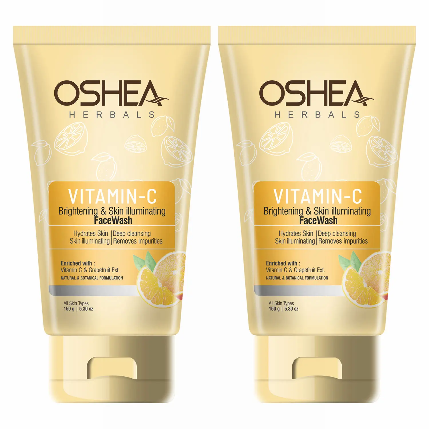 OSHEA HERBALS Vitamin C Facewash (Pack of 2 )