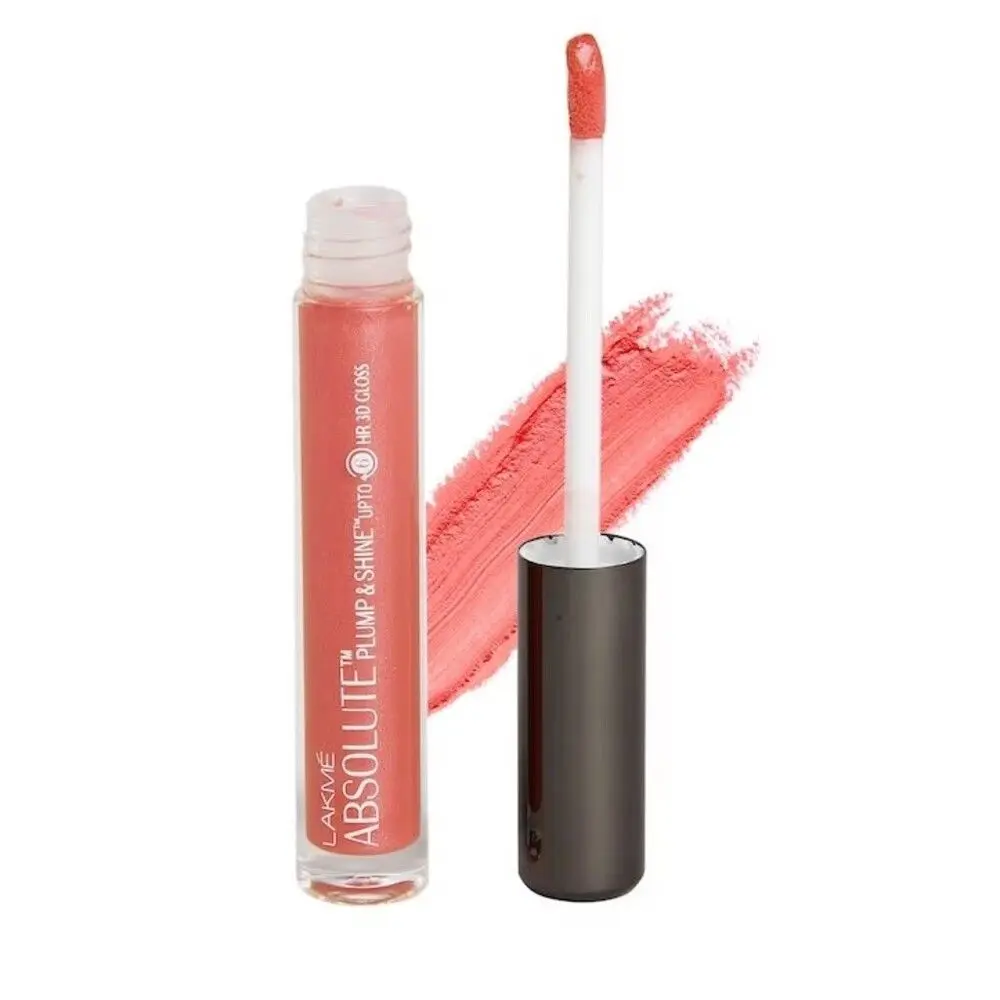 Lakme Absolute Plump & Shine Lip Gloss - Pink Shine (3 g)