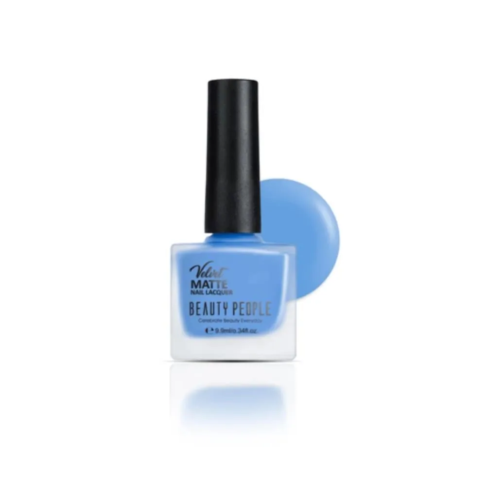 Beauty People Velvet Matte Nail Polish - Denim 1001