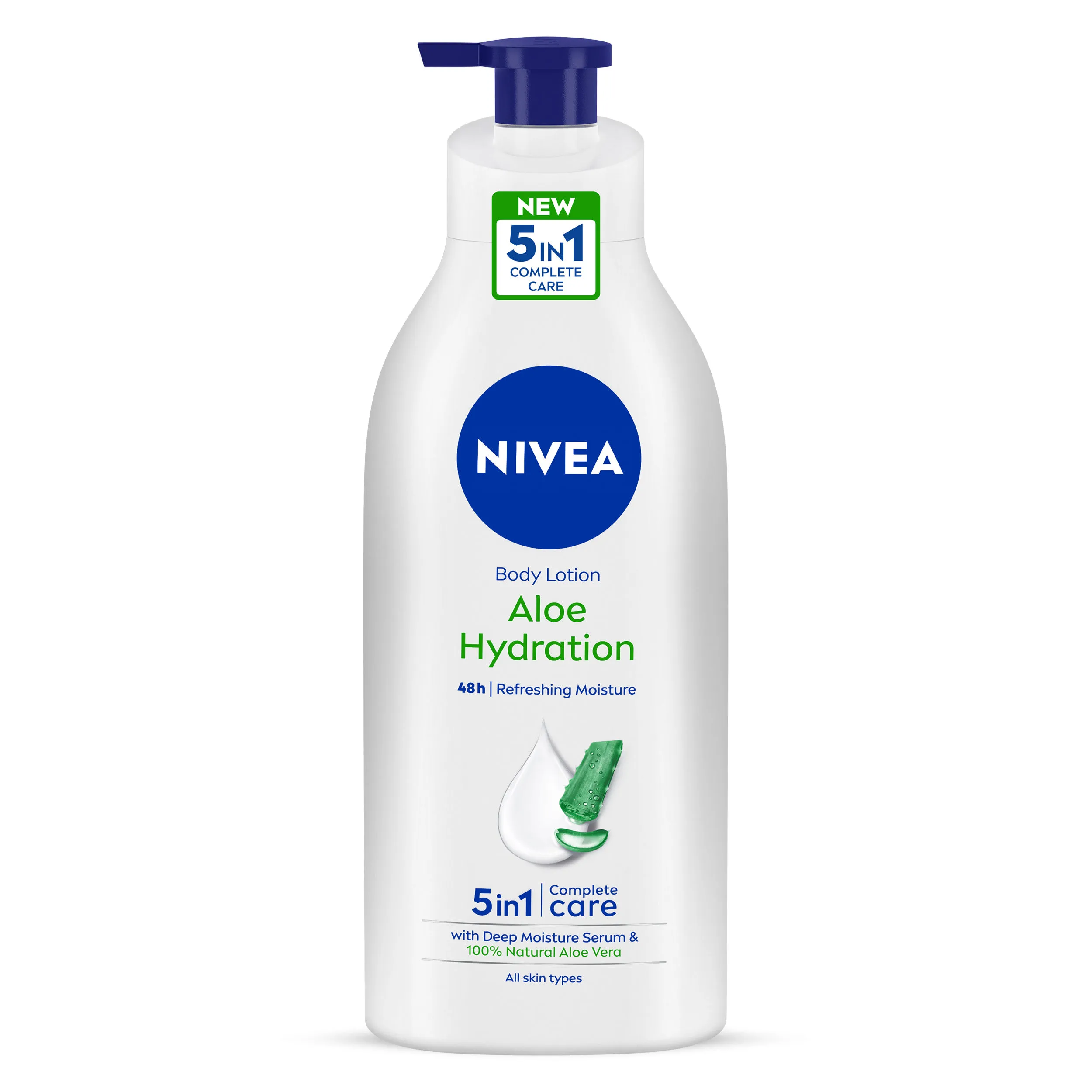 NIVEA Body Lotion, Aloe Hydration, with Aloe Vera, for Smooth, Hydrated Skin