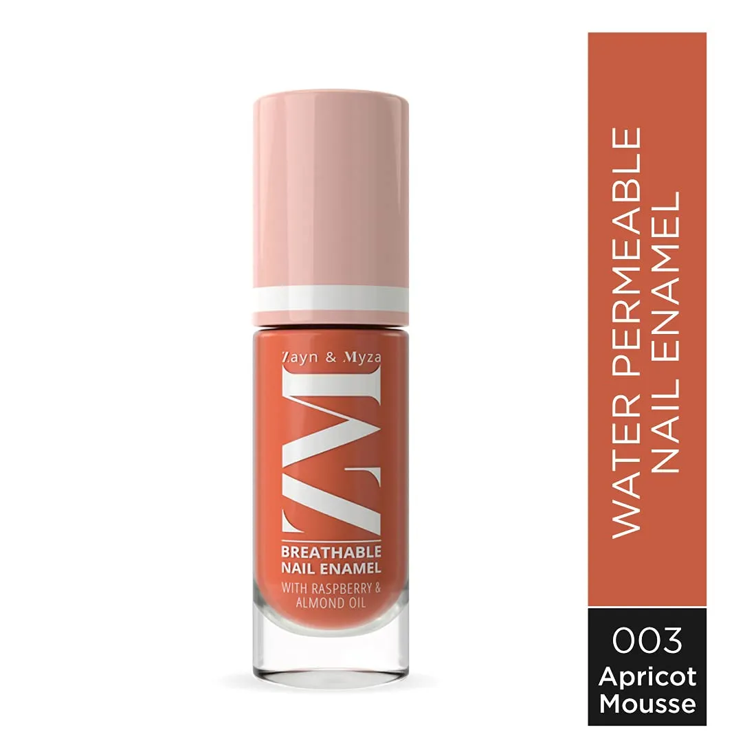 ZM Zayn & Myza Breathable Nail Enamel With Raspberry & Almond Oil