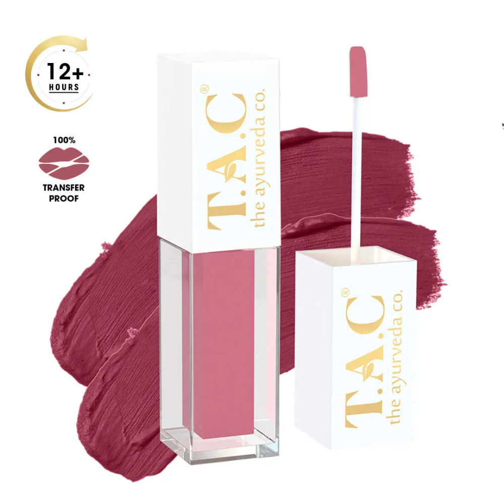 TAC - The Ayurveda Co. Long Stay Matte Liquid Lipstick - Nude Elude