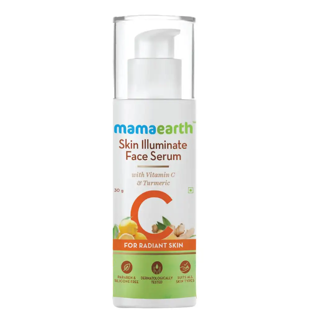 Mamaearth Skin Illuminate Face Serum,  30 ml  with Vitamin C & Turmeric for Radiant Skin