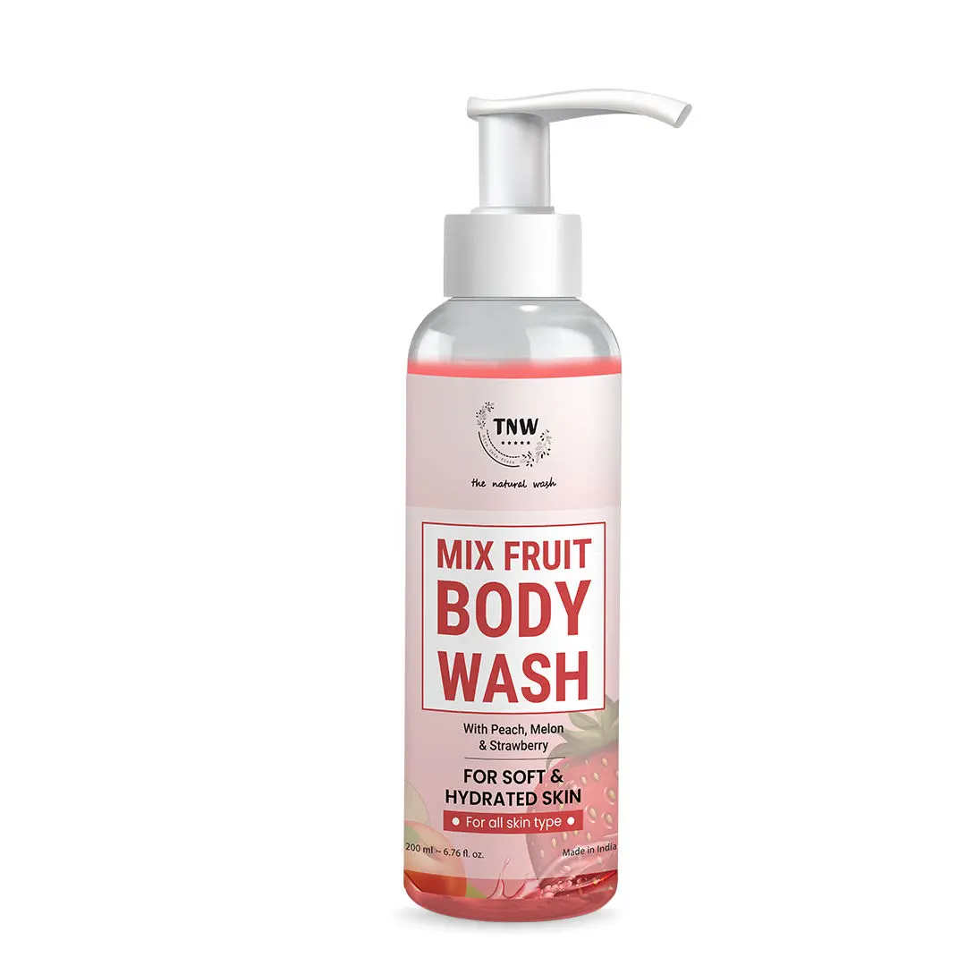 TNW - The Natural Wash Mix Fruit Body Wash for Gentle Cleansing | Body Wash with Goodness of Fruits | Paraben and Sulphate Free Body Wash