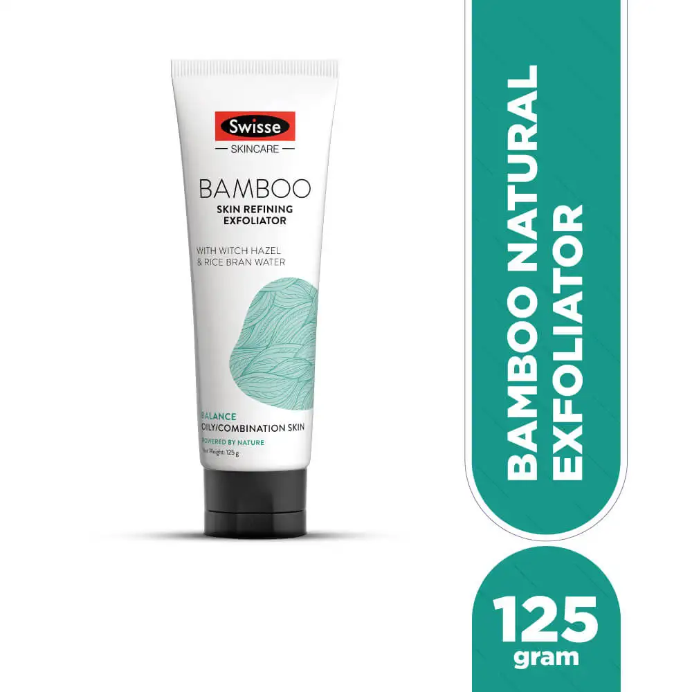 Swisse Bamboo Skin Refining Exfoliator,  125 g  for Oily/Combination Skin