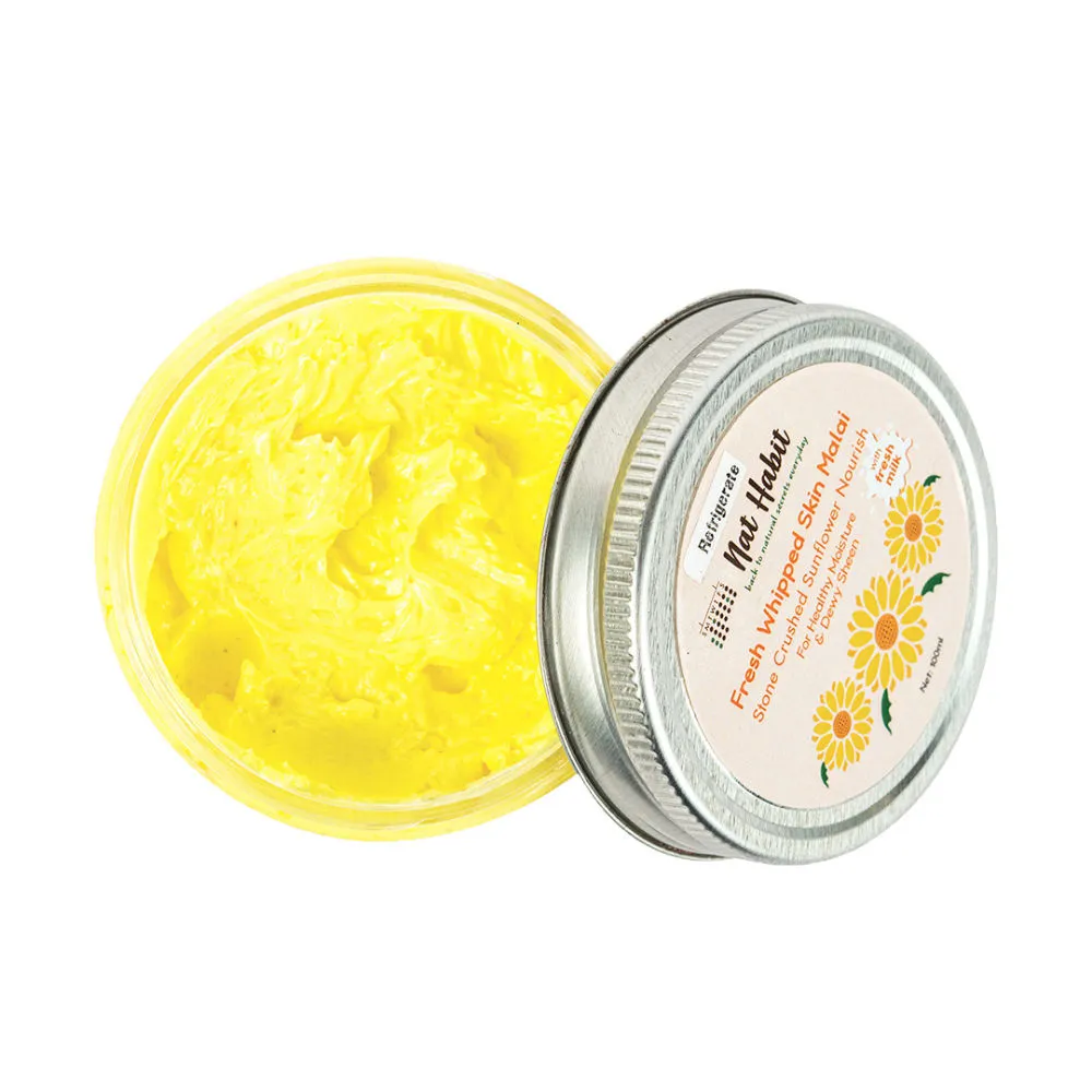 Nat Habit Fresh Whipped Skin Malai Stone Crushed Sunflower Body Butter