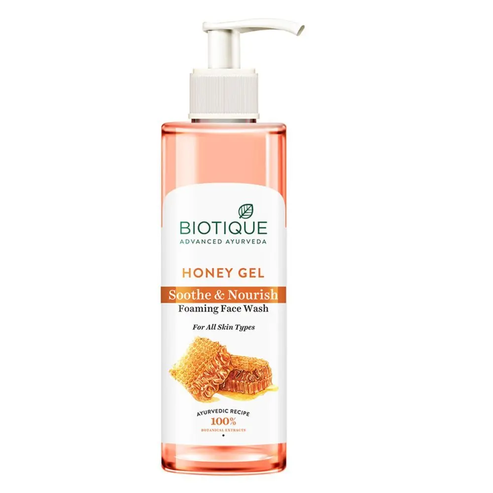 Biotique Honey Gel Soothe & Nourish Foaming Face Wash (200 ml)