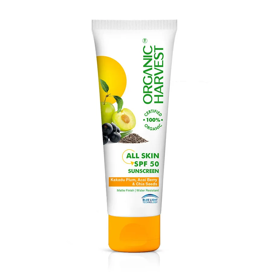 Organic Harvest Sunscreen For All Skin SPF 50