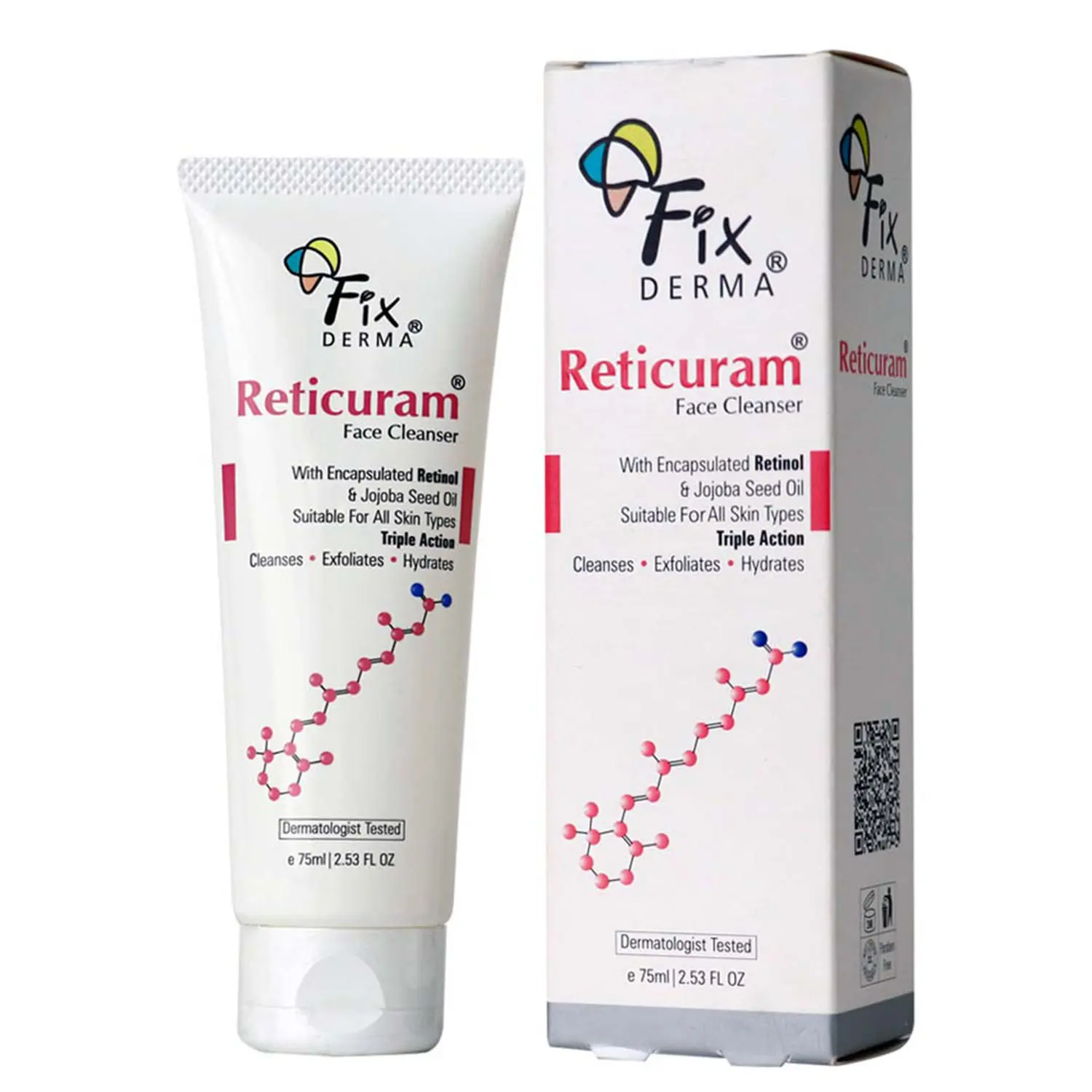 Fixderma Reticuram Face Cleanser 75ml