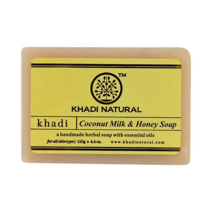 Khadi Natural Ayurvedic Coconut Milk & Honey Soap (125 g)