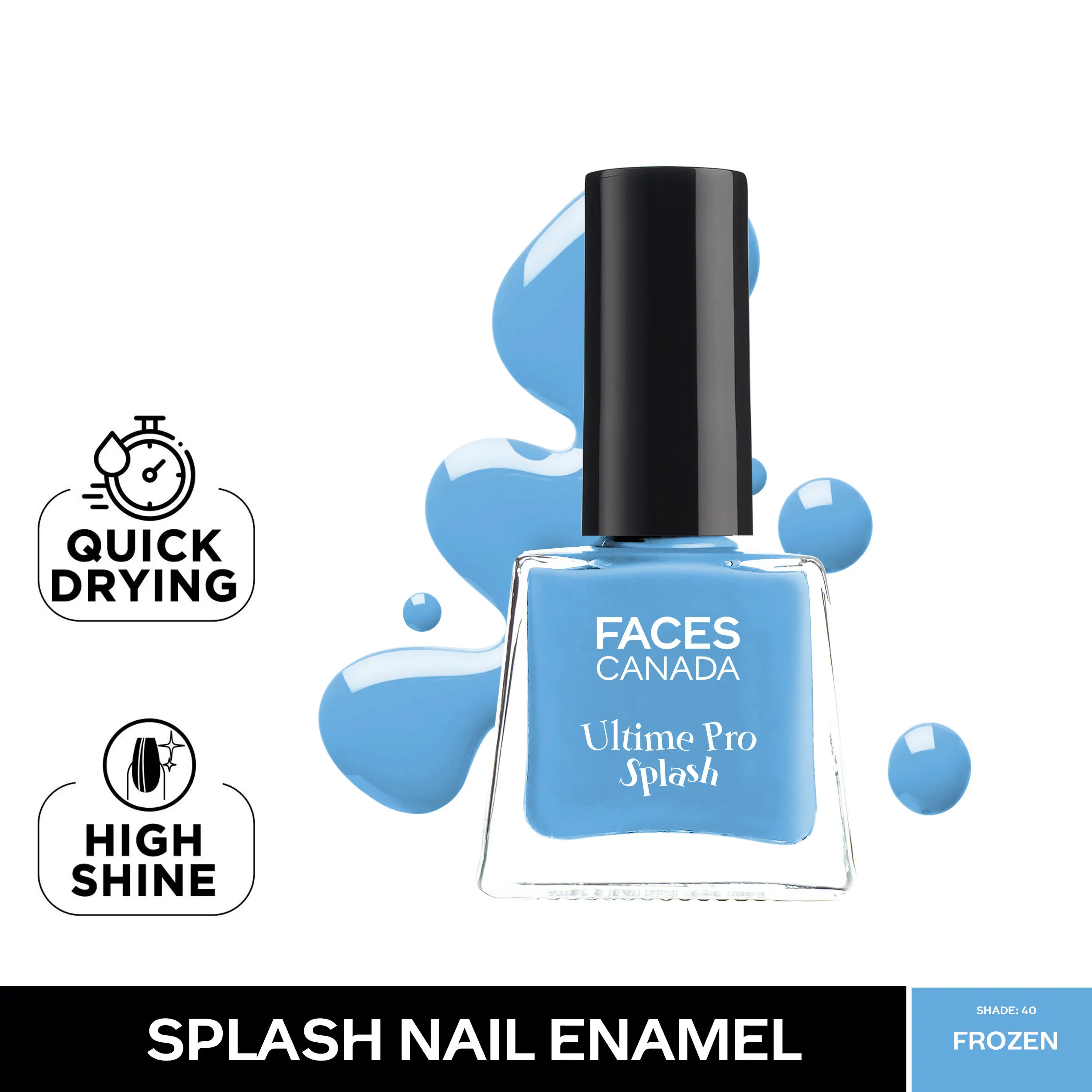 Faces Canada Ultime Pro Splash Nail Enamel - Frozen 40