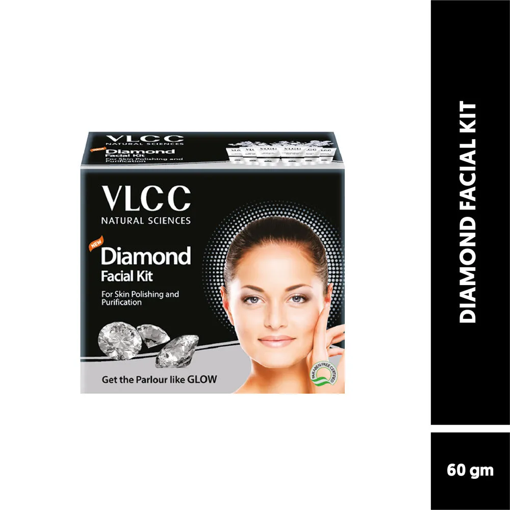 VLCC Diamond Single Facial Kit For Skin Polishing & Purification