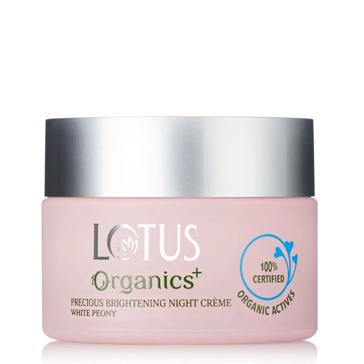 Lotus Organics+ Precious Brightening Night Cream | For Dark Spots, Blemishes & Pigmentation | Night Moisturiser | 50g