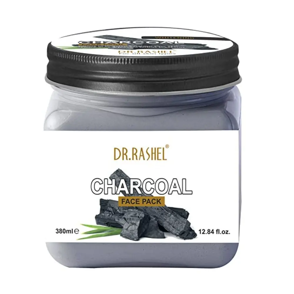 Dr.Rashel Whitening Charcoal Face Pack For All Skin Types (380 ml)