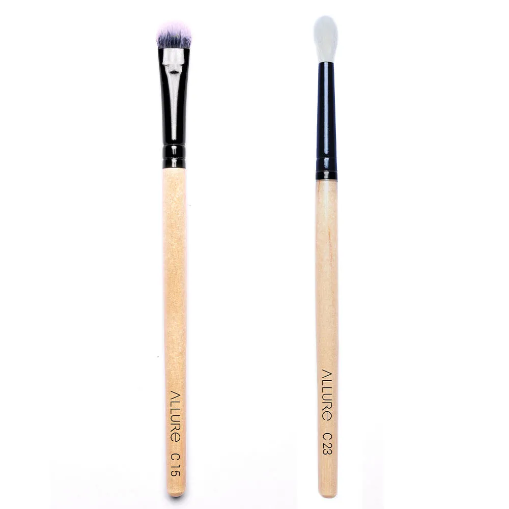 Allure Eye Brush And Eye Smudger (set Of 02)