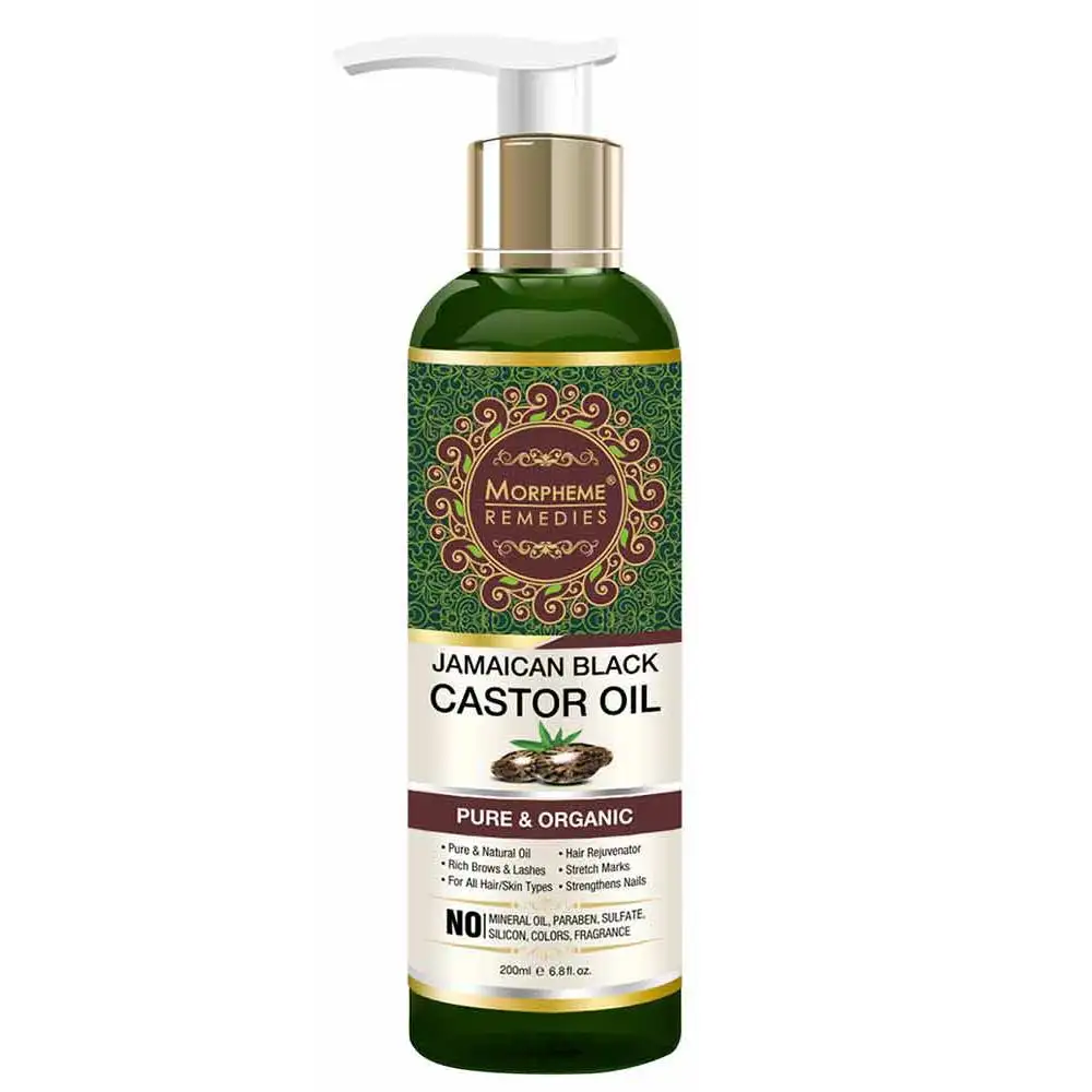 Morpheme Remedies Jamaican Black Castor Oil,  200 ml  Pure & Organic