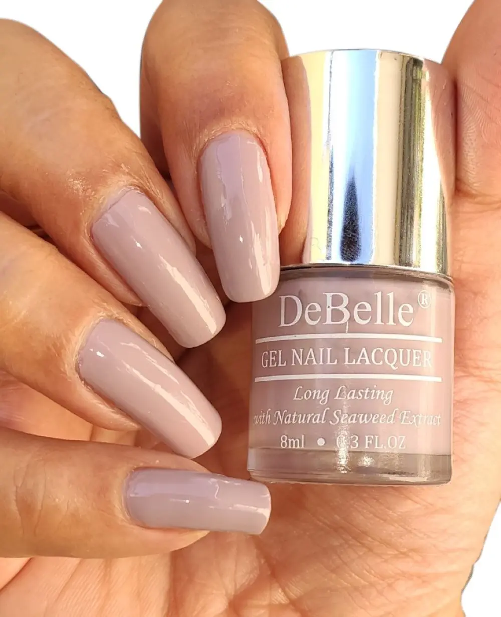 DeBelle Gel Nail Lacquer Creme Vintage Frost - Pastel Purple, (8 ml)