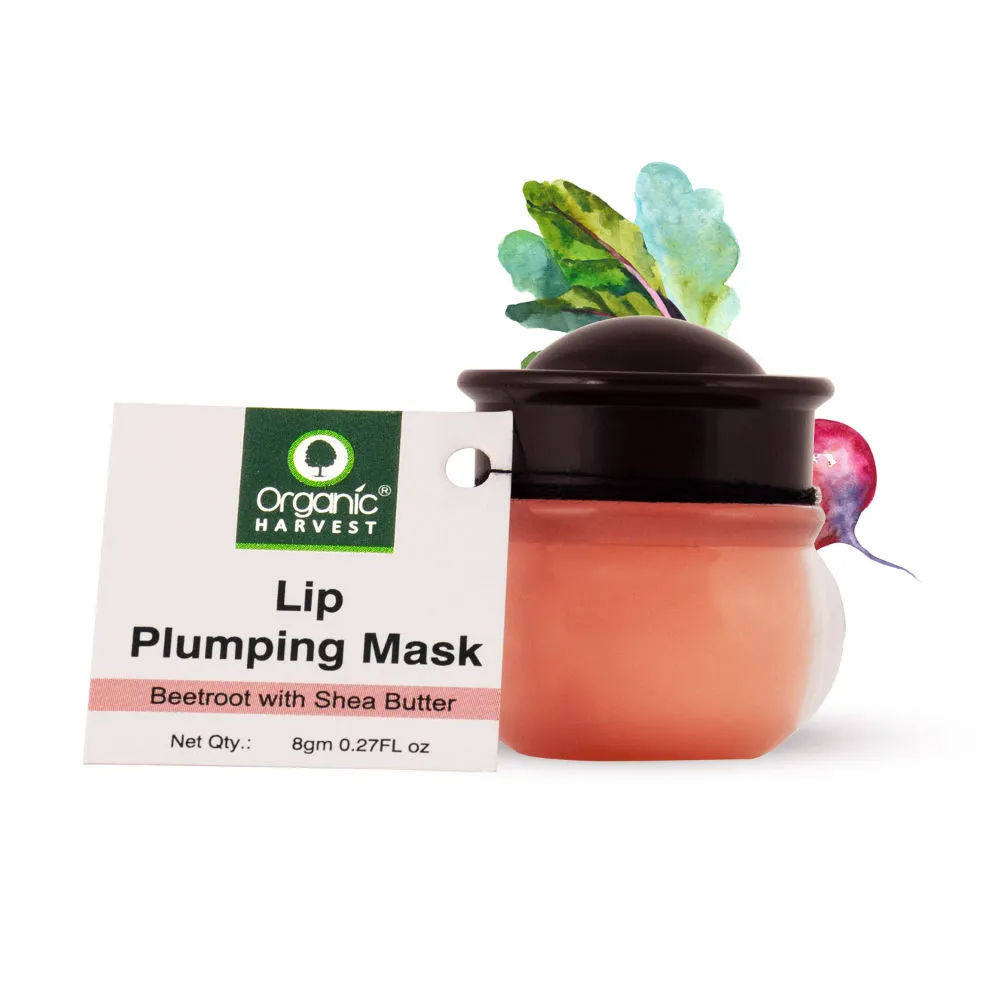 Organic Harvest Lip Plumping Mask Beetroot with Shea Butter