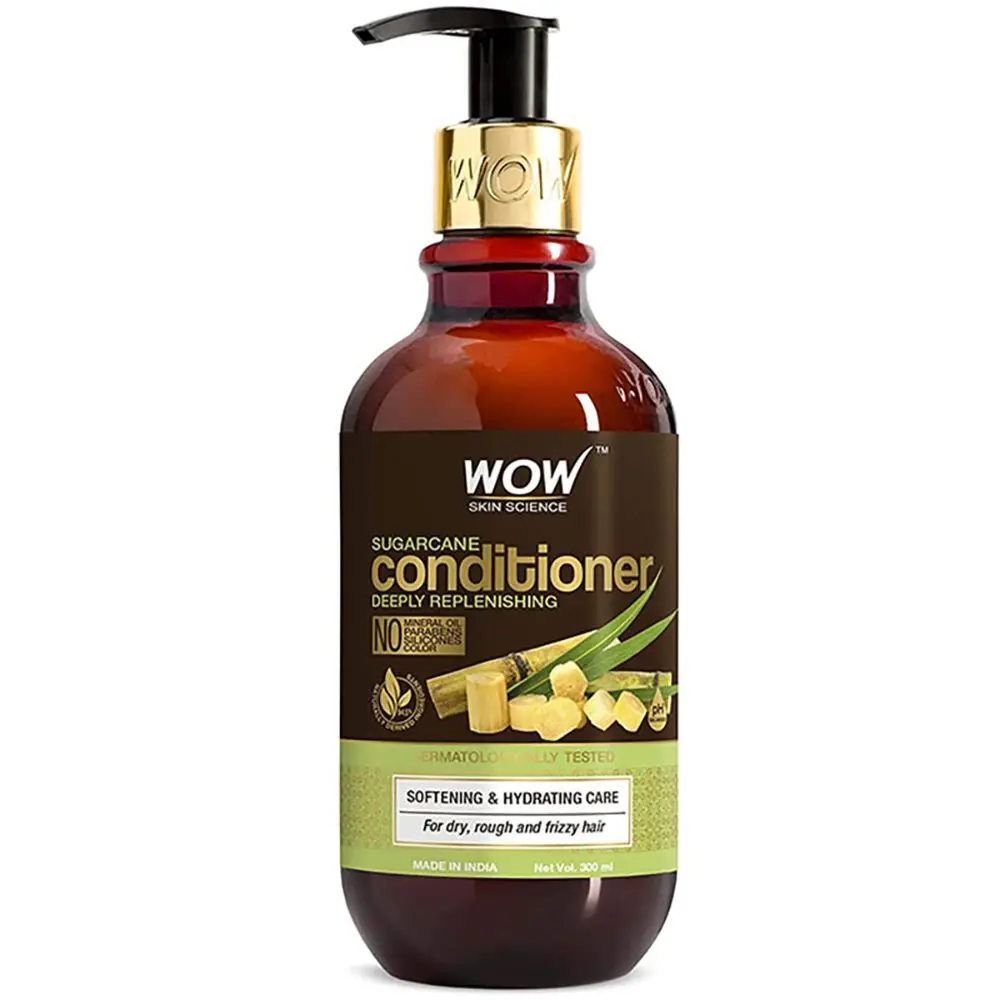 Wow Skin Science Sugarcane Conditioner For Dry, Rough & Frizzy Hair - 300 grams