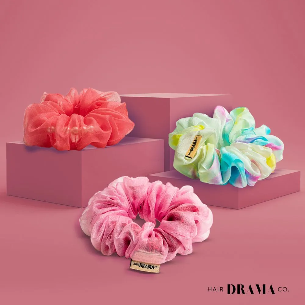 Hair Drama Co. Candy Scrunchies Set- Set of 3