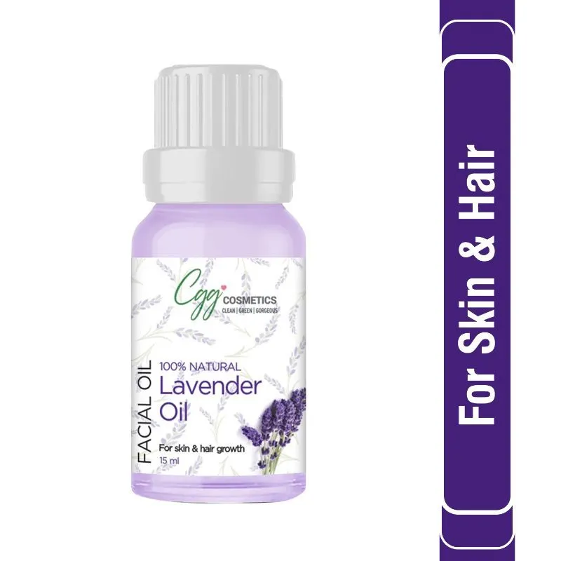 CGG Cosmetics Lavender Facial Essential Oil For Hair Growth, Skin Inflammation