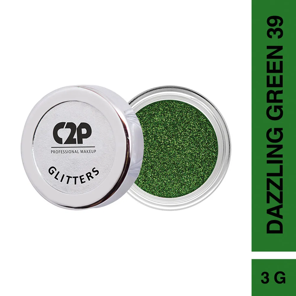 C2P Pro HD Loose Glitters - Dazzling Green 39