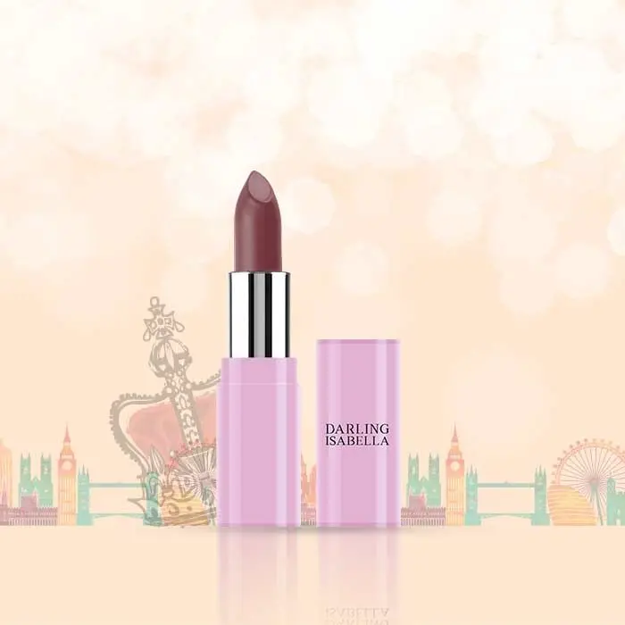 Darling Isabella Matte Lipstick, Brown, Your Highness Rouges - Marvelous Merlot Royalty 14 (4.3 g)