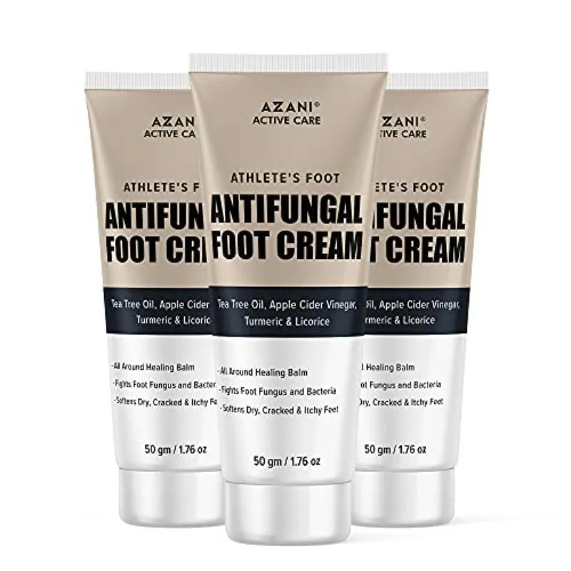 Azani Active Care Anti Fungal Foot Cream -anti Itch, Anti Crack - Deep Moisturiser - Pack Of 3