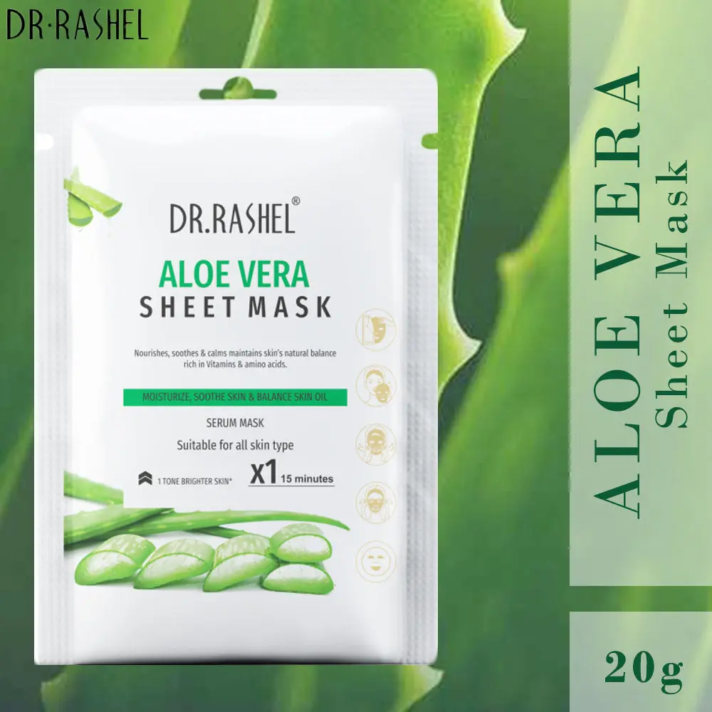 Dr.Rashel Aloe Vera Serum Sheet Mask Suitable for All Skin Type