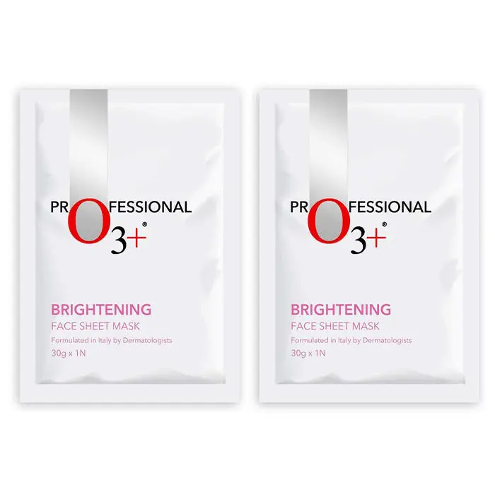 O3+ Brightening Face Sheet Mask (30g) Pack of 2