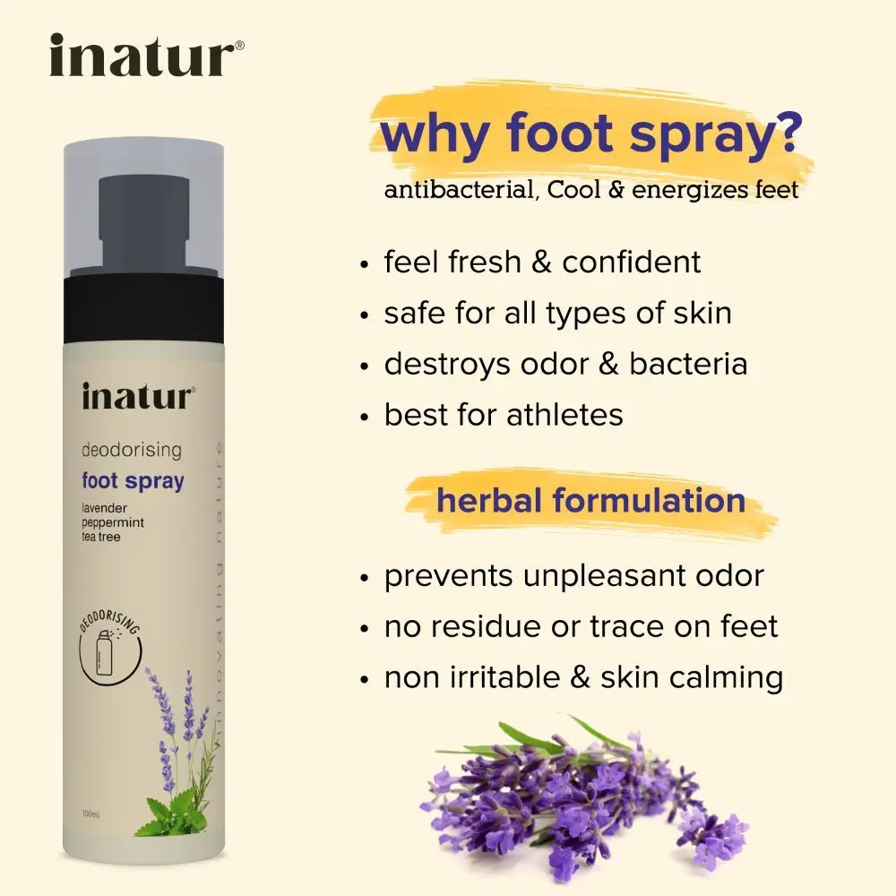 Inatur Foot Spray- 100 ml