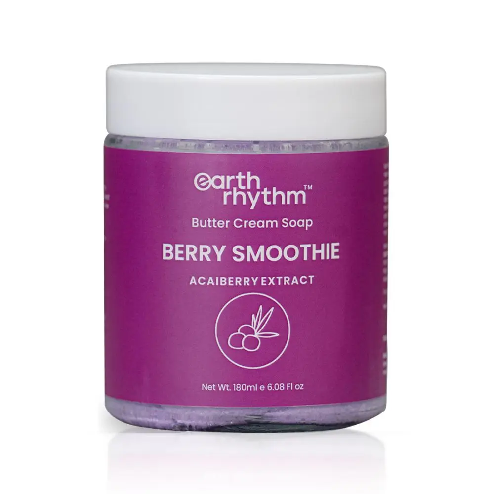 Earth Rhythm Berry Smoothie butter cream shoap, 180 ml