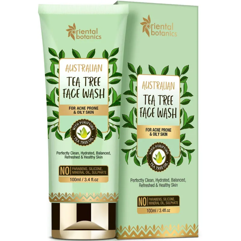 Oriental Botanics Australian Tea Tree Anti Acne Face Wash