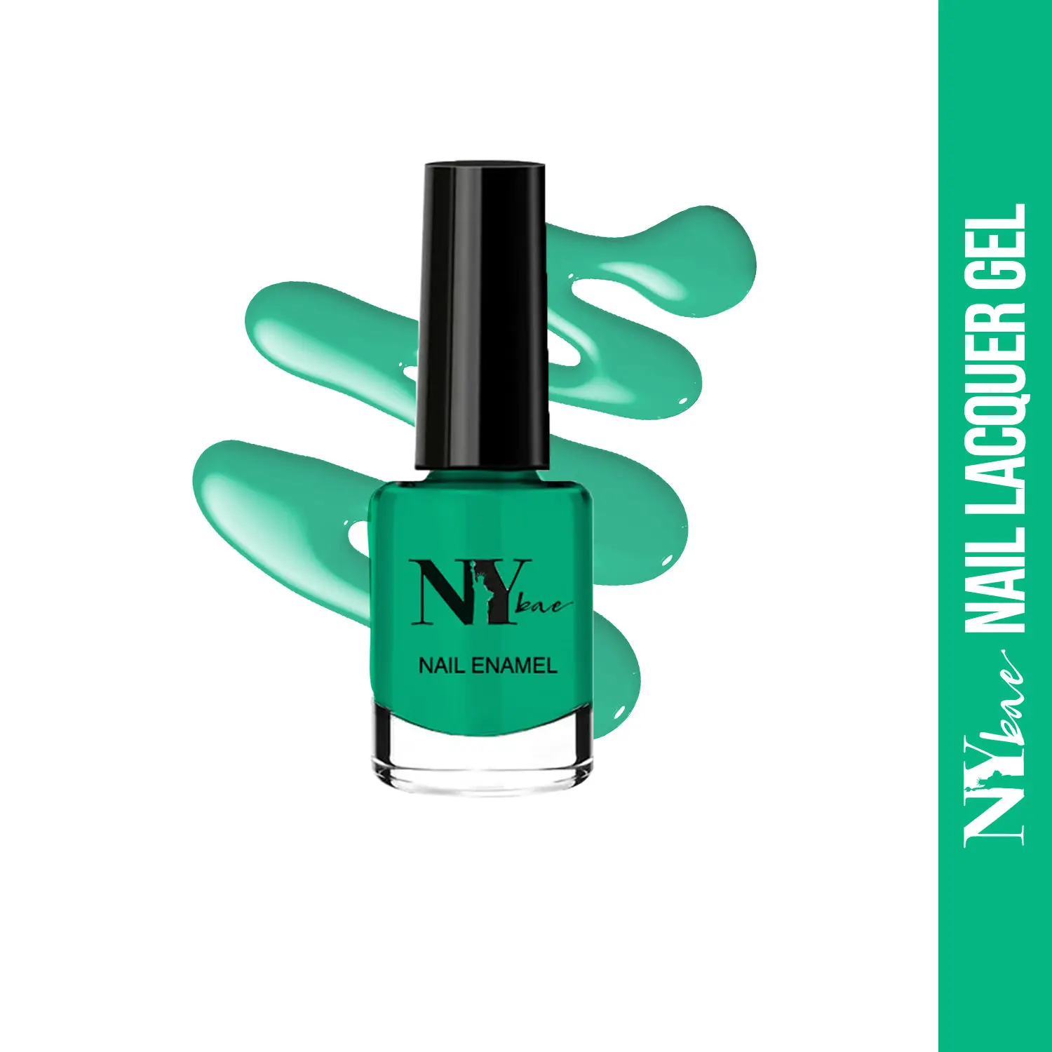 NY Bae Gel Nail Lacquer - Chef Salad 11 (6 ml) | Green | Luxe Gel Finish | Highly Pigmented | Chip Resistant | Long lasting | Full Coverage | Streak-free Application | Cruelty Free | Non-Toxic