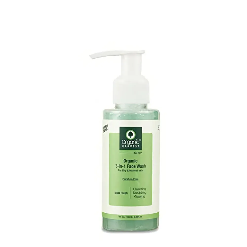 Organic Harvest 3-In-1 Face Wash