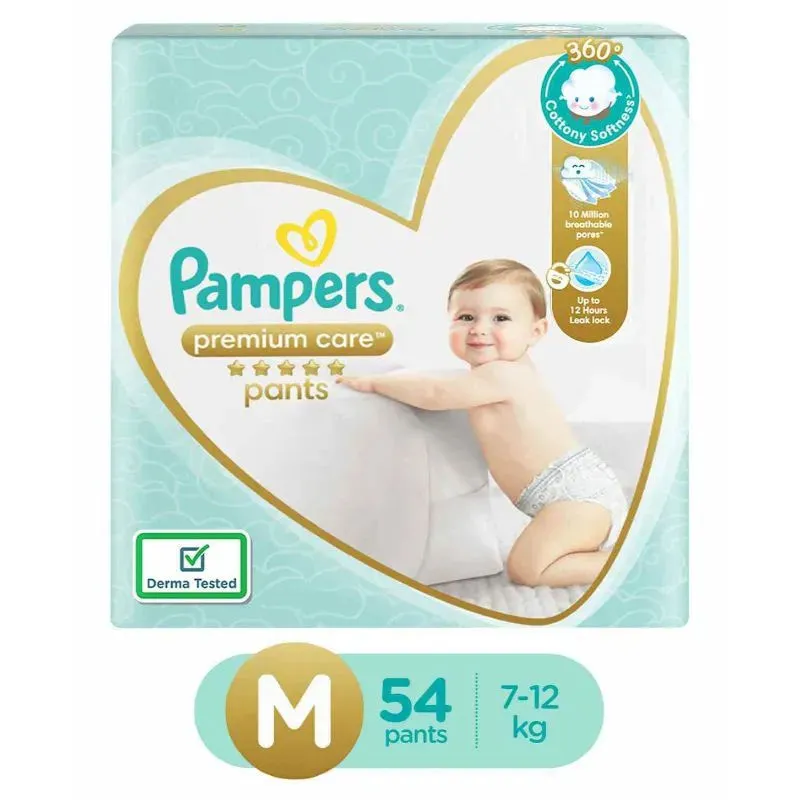 Pampers Premium Care Pants Diapers, Medium