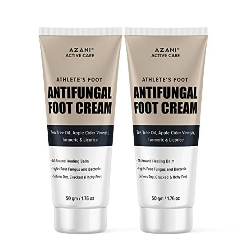 Azani Active Care Anti Fungal Foot Cream -anti Itch, Anti Crack - Deep Moisturiser - Pack Of 2