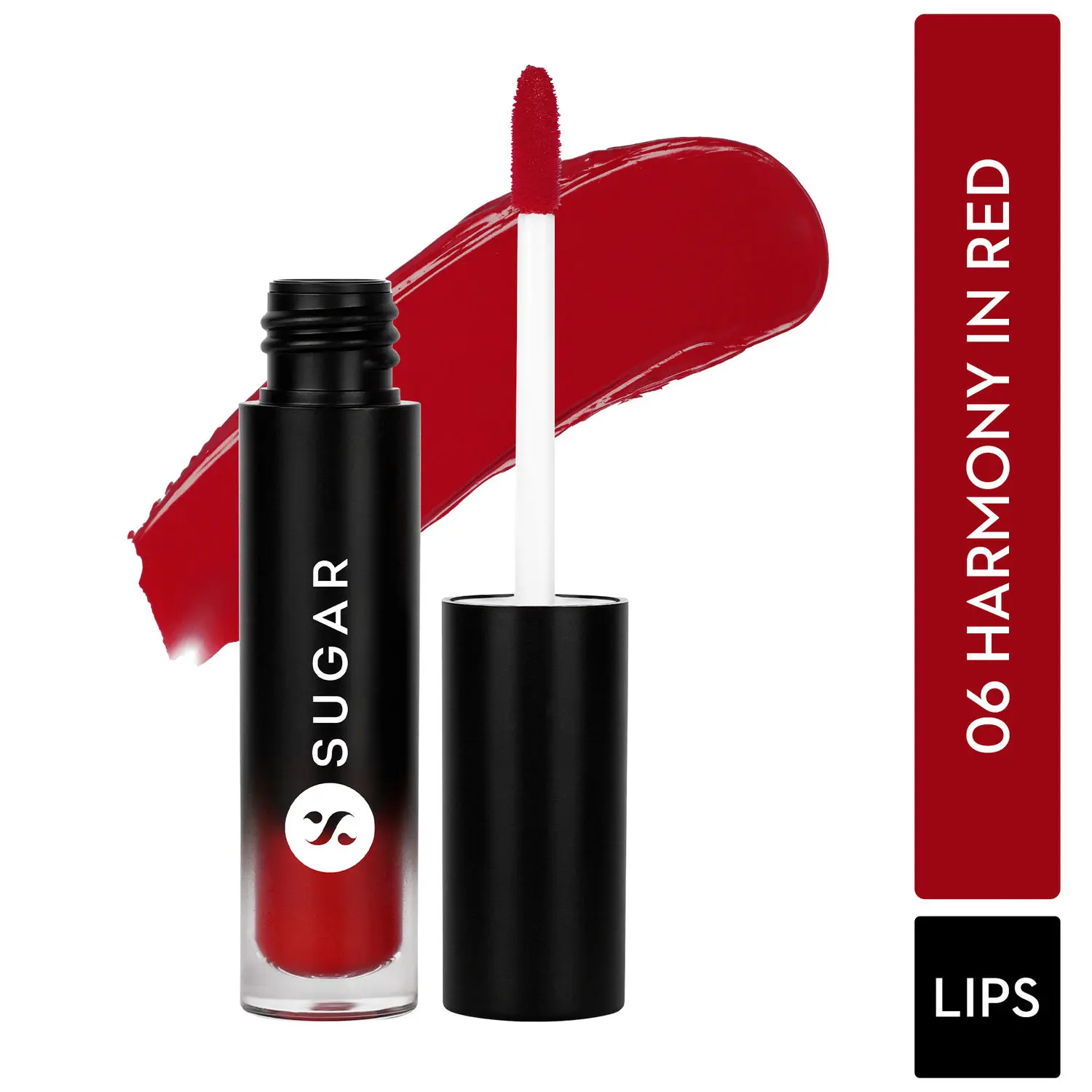 SUGAR Cosmetics Mousse Muse Maskproof Lip Cream - 06 Harmony in Red