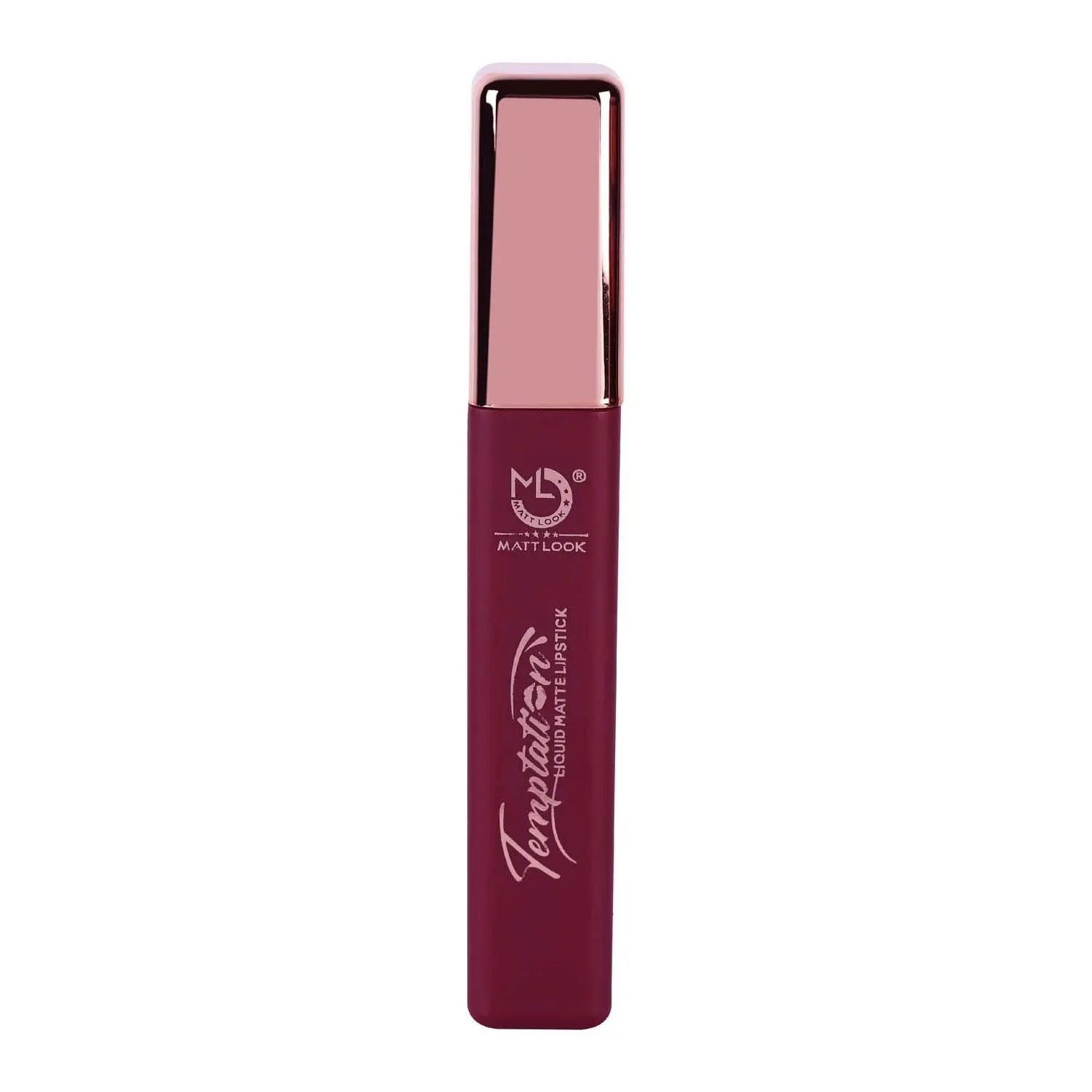 Matt look Lip Makeup Temptation Liquid Matte Lipstick, Mauve Story (5ml)