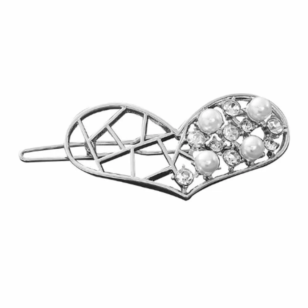 Ferosh Genette Sparkling Silver Sweet Love Hair Pin