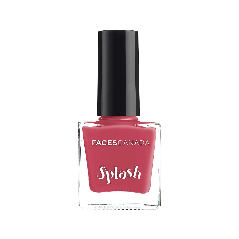 Faces Canada Splash Nail Enamel - Cherry Red 110